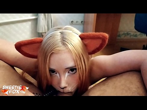 ❤️ Kitsune sluger pik og sæd i sin mund ️ Porn video at da.muitohentai.ru ❌